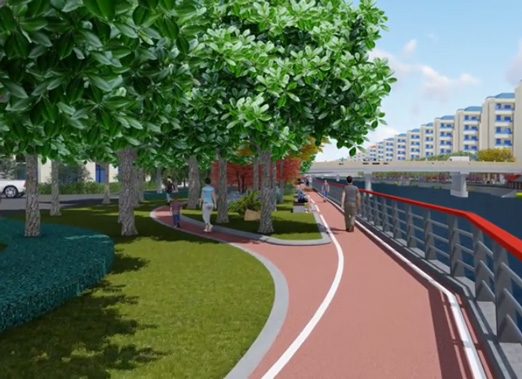 新橫涇綠地景觀視頻